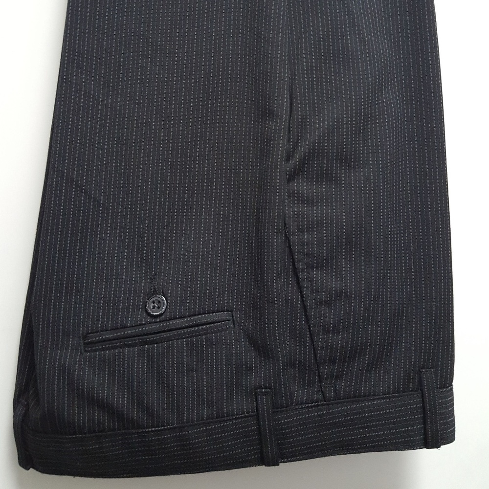 Van Heusen Dress Pant Boys Sz 16 Husky Pinstripe